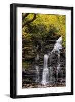 USA, Pennsylvania, Benton. Waterfall in Ricketts Glen State Park-Jay O'brien-Framed Photographic Print