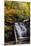 USA, Pennsylvania, Benton. Waterfall in Ricketts Glen State Park-Jay O'brien-Mounted Premium Photographic Print