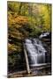 USA, Pennsylvania, Benton. Waterfall in Ricketts Glen State Park-Jay O'brien-Mounted Photographic Print