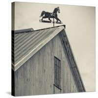 USA, Pennsylvania, Dutch Country, Amish Barn and Weathervane-Walter Bibikow-Stretched Canvas