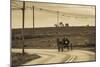 USA, Pennsylvania, Dutch Country, Paradise, Amish Horse and Buggy-Walter Bibikow-Mounted Photographic Print