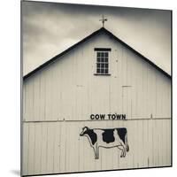USA, Pennsylvania, Dutch Country, Smoketown, Barn with Cow Art-Walter Bibikow-Mounted Photographic Print