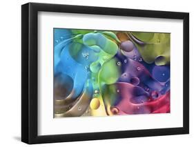 USA, Pennsylvania, Erie. Oil Abstract-Ellen Anon-Framed Premium Photographic Print