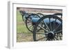USA, Pennsylvania, Gettysburg, Artillery on Confederate Avenue-Walter Bibikow-Framed Photographic Print