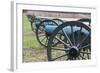 USA, Pennsylvania, Gettysburg, Artillery on Confederate Avenue-Walter Bibikow-Framed Photographic Print