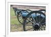 USA, Pennsylvania, Gettysburg, Artillery on Confederate Avenue-Walter Bibikow-Framed Photographic Print