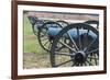 USA, Pennsylvania, Gettysburg, Artillery on Confederate Avenue-Walter Bibikow-Framed Photographic Print