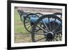 USA, Pennsylvania, Gettysburg, Artillery on Confederate Avenue-Walter Bibikow-Framed Photographic Print