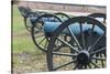 USA, Pennsylvania, Gettysburg, Artillery on Confederate Avenue-Walter Bibikow-Stretched Canvas