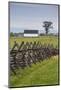 USA, Pennsylvania, Gettysburg, Battle of Gettysburg, Battlefield Fence-Walter Bibikow-Mounted Photographic Print