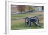 USA, Pennsylvania, Gettysburg, Battle of Gettysburg, Civil War Cannon-Walter Bibikow-Framed Photographic Print