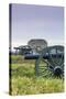 USA, Pennsylvania, Gettysburg, Battlefield Monument and Cannon-Walter Bibikow-Stretched Canvas