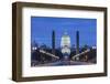 USA, Pennsylvania, Harrisburg, Pennsylvania State Capitol, Exterior, Dawn-Walter Bibikow-Framed Photographic Print