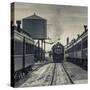 USA, Pennsylvania, Pennsylvania Dutch Country, Strasburg, Strasburg Railroad, Steam Train-Walter Bibikow-Stretched Canvas