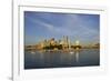 USA, Pennsylvania, Pittsburgh. Boats in Front of Point State Park-Kevin Oke-Framed Photographic Print