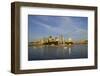 USA, Pennsylvania, Pittsburgh. Boats in Front of Point State Park-Kevin Oke-Framed Photographic Print