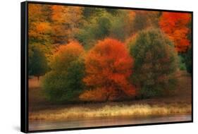 USA, Pennsylvania, Pocono Mountains. Autumn Landscape Montage-Jaynes Gallery-Framed Stretched Canvas