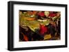 USA, Pennsylvania, Pocono Mountains. Autumns Leaves in Stream-Jaynes Gallery-Framed Photographic Print