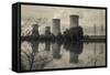 USA, Pennsylvania, Three Mile Island Nuclear Power Generating Station-Walter Bibikow-Framed Stretched Canvas