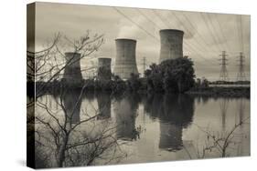 USA, Pennsylvania, Three Mile Island Nuclear Power Generating Station-Walter Bibikow-Stretched Canvas