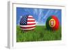 USA-Portugal-mhristov-Framed Premium Giclee Print