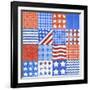 USA Quilt-Geraldine Aikman-Framed Giclee Print