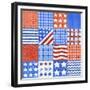 USA Quilt-Geraldine Aikman-Framed Giclee Print