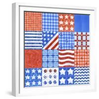 USA Quilt-Geraldine Aikman-Framed Giclee Print