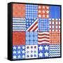 USA Quilt-Geraldine Aikman-Framed Stretched Canvas
