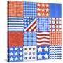 USA Quilt-Geraldine Aikman-Stretched Canvas