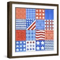 USA Quilt-Geraldine Aikman-Framed Giclee Print