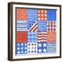 USA Quilt-Geraldine Aikman-Framed Giclee Print