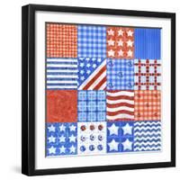 USA Quilt-Geraldine Aikman-Framed Giclee Print