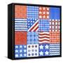 USA Quilt-Geraldine Aikman-Framed Stretched Canvas