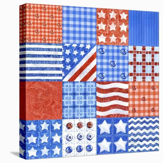 USA Quilt-Geraldine Aikman-Stretched Canvas