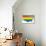 Usa Rainbow Flag-null-Poster displayed on a wall