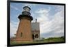 USA, Rhode Island, Block Island, Mohegan Bluffs, Southeast Lighthouse.-Cindy Miller Hopkins-Framed Photographic Print