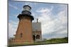 USA, Rhode Island, Block Island, Mohegan Bluffs, Southeast Lighthouse.-Cindy Miller Hopkins-Mounted Photographic Print