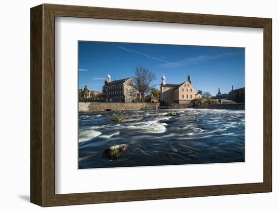 USA, Rhode Island, Pawtucket, Cotton spinning mill-Walter Bibikow-Framed Photographic Print