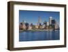 USA, Rhode Island, Providence, city skyline from the Providence River, morning-Walter Bibikow-Framed Photographic Print