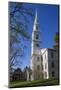 USA, Rhode Island, Providence, First Baptist Church in America-Walter Bibikow-Mounted Photographic Print