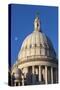 USA, Rhode Island, Providence, Rhode Island State House-Walter Bibikow-Stretched Canvas