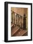 USA, Savannah, Georgia. Home in the Historic District with wrought iron rail.-Joanne Wells-Framed Photographic Print