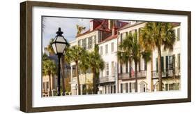 USA, South Carolina, Charleston, Town houses in the Historic district-Jordan Banks-Framed Photographic Print