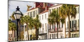 USA, South Carolina, Charleston, Town houses in the Historic district-Jordan Banks-Mounted Photographic Print