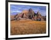 USA, South Dakota, Badlands National Park, Storm clouds over Vampire Peak-John Barger-Framed Photographic Print