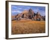 USA, South Dakota, Badlands National Park, Storm clouds over Vampire Peak-John Barger-Framed Photographic Print