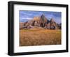 USA, South Dakota, Badlands National Park, Storm clouds over Vampire Peak-John Barger-Framed Photographic Print