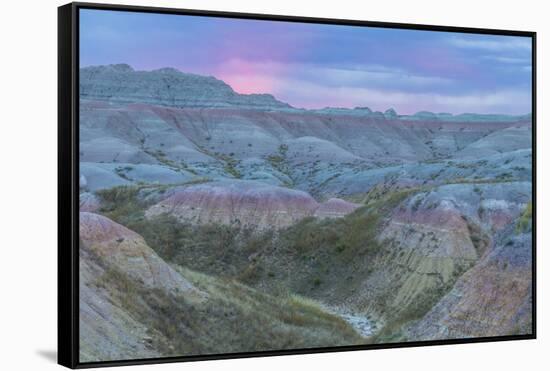 USA, South Dakota, Badlands National Park. Wilderness Landscape-Cathy & Gordon Illg-Framed Stretched Canvas