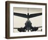 USA, South Dakota, Rapid City, South Dakota Air and Space Museum, USAF B-1B, Bomber-Walter Bibikow-Framed Photographic Print